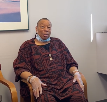 woman in chair